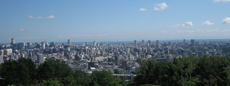 札幌の街並み